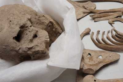 Scheletri, olle e monete: ecco i resti della "Bari romana" rinvenuti sotto via Argiro